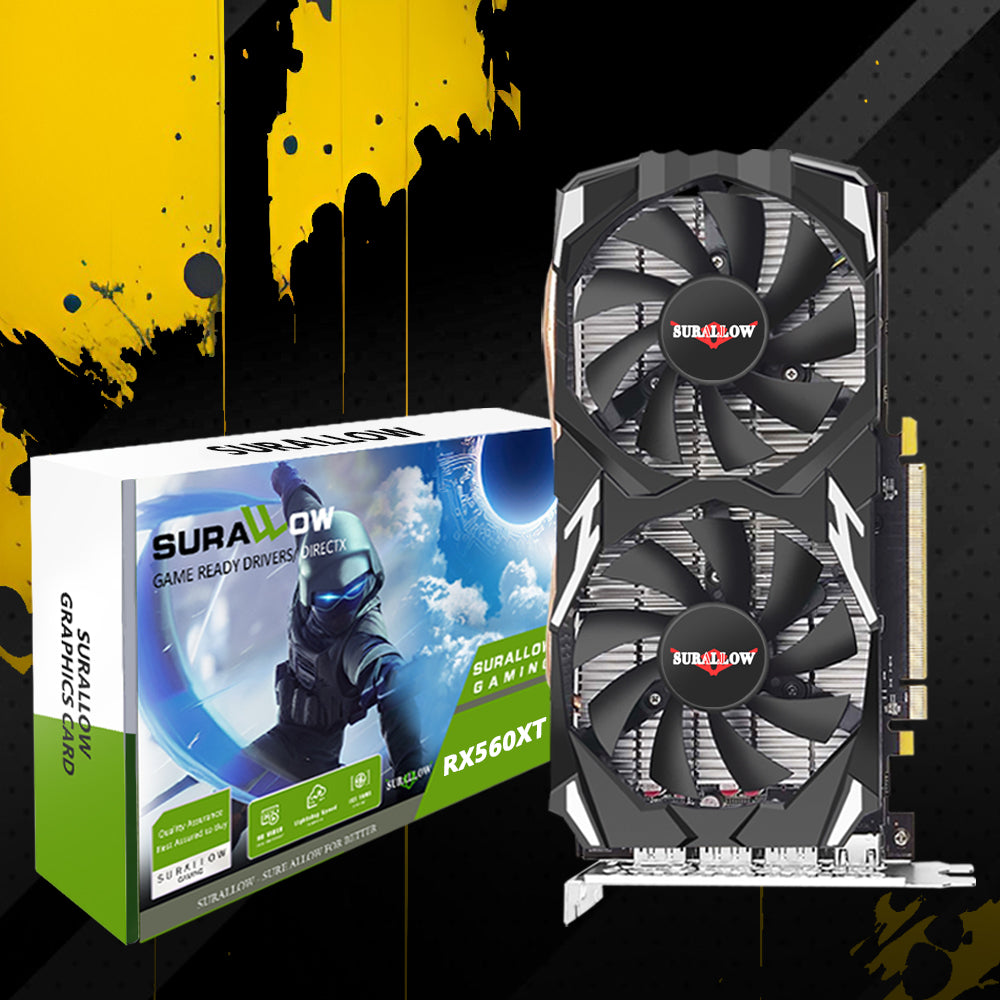 SURALLOW RX560XT 8G Graphics Card Type DDR5 Large Video Memory High co