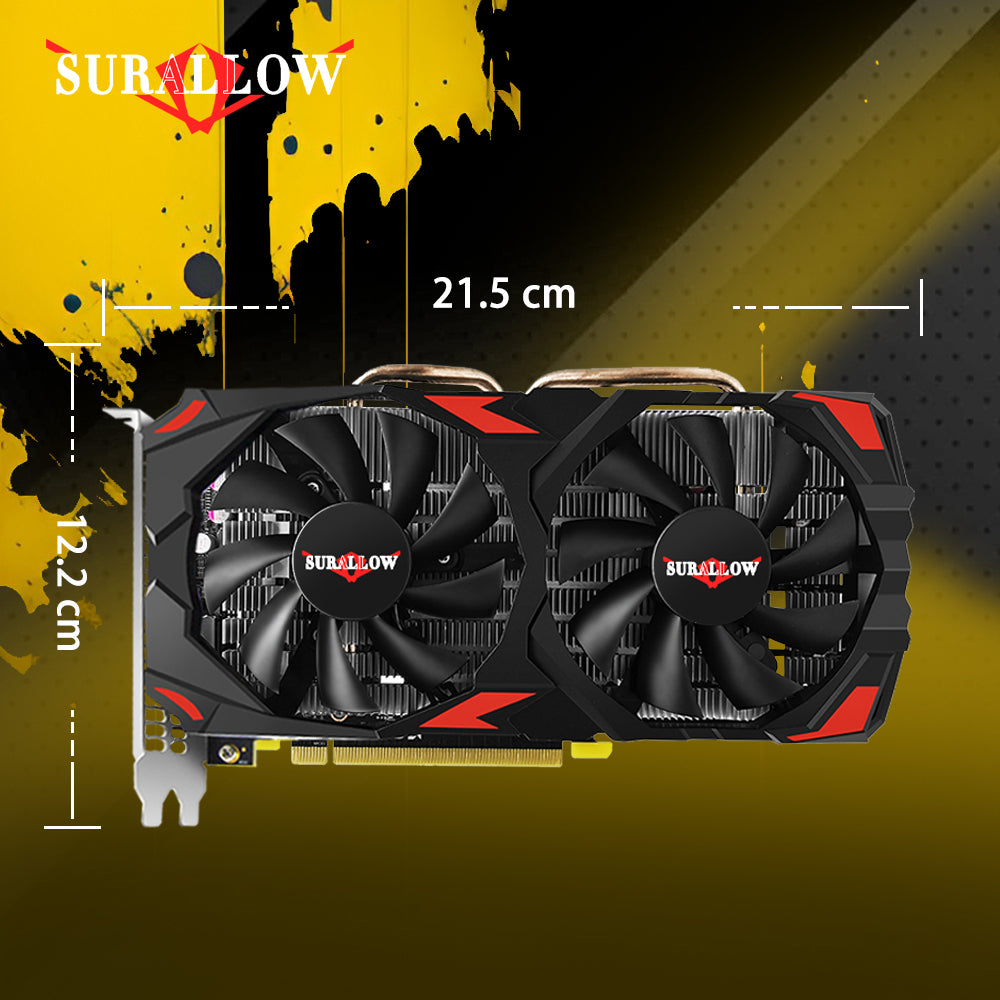 SURALLOW RX588 (RX580 8G) Graphics Card Type DDR5 Large Video Memory H