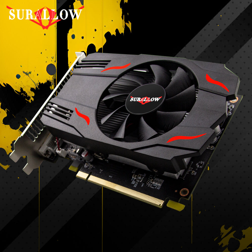 SURALLOW GT 740 4G GDDR5 128Bit Graphics Card PC Gaming Video Card